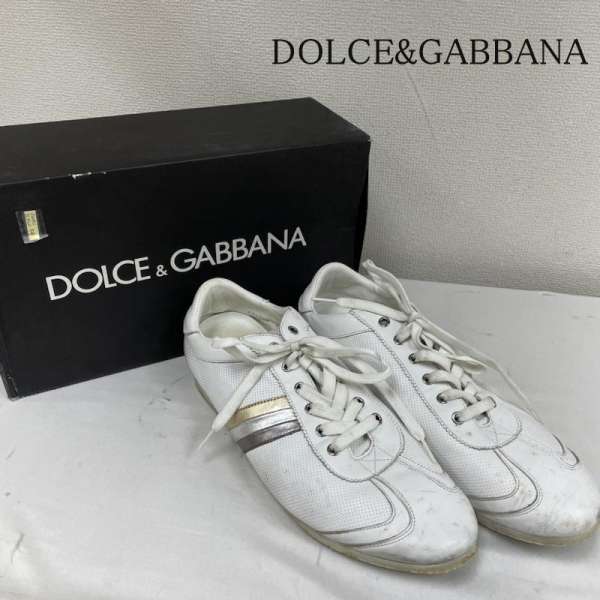 楽天市場】白 スニーカー（ブランドドルチェ&ガッバーナ