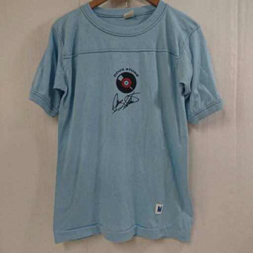 USフルギ USED made in U.S.A. DOUG STONE レコード 半袖T サイン メンズ M【USED】【古着】【中古】50110822