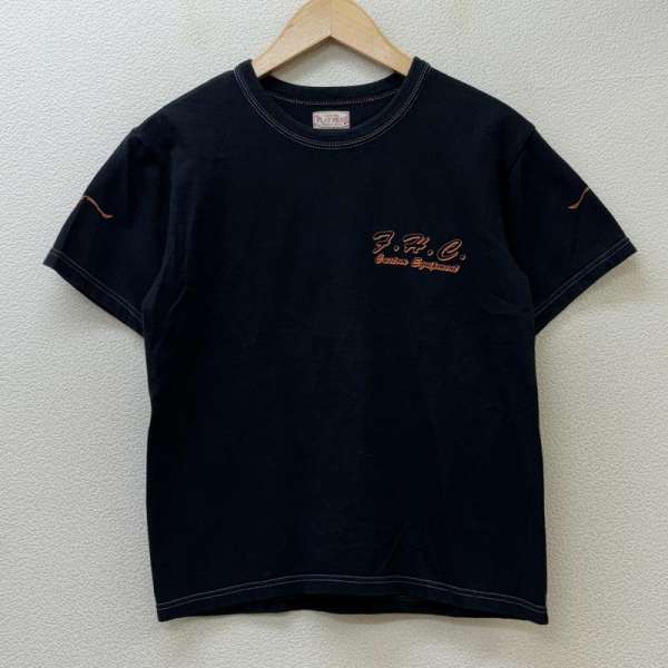 ザ・フラットヘッド BIKERS&amp;VINTAGE ロゴ プリント クルーネック メンズ 36【USED】【古着】【中古】50116037