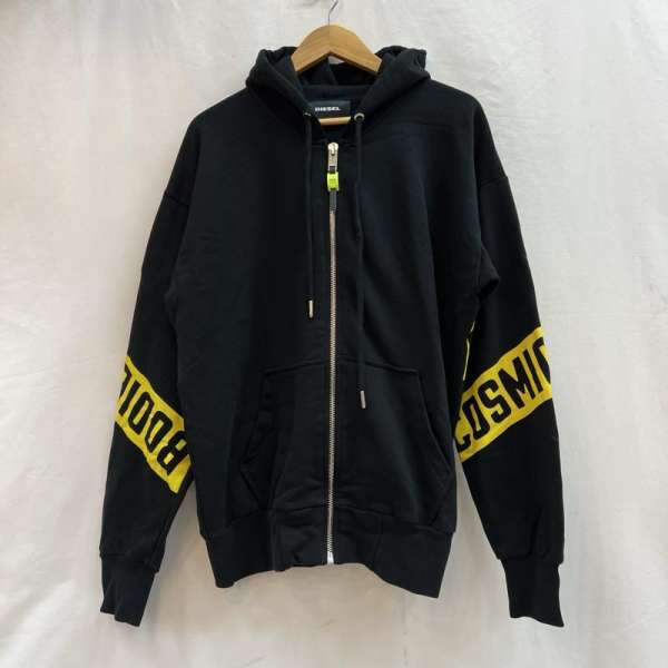 ディーゼル プリント フルジップ スウェット パーカー 0SW9F-S-ALBY-ZIP-A1-01AJH S【USED】【古着】【中古】50117764(4)