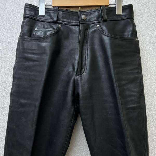 ハーレーダビッドソン 98146 牛革 カウハイド レザー バイカー パンツ メンズ 30インチ【USED】【古着】【中古】50121228