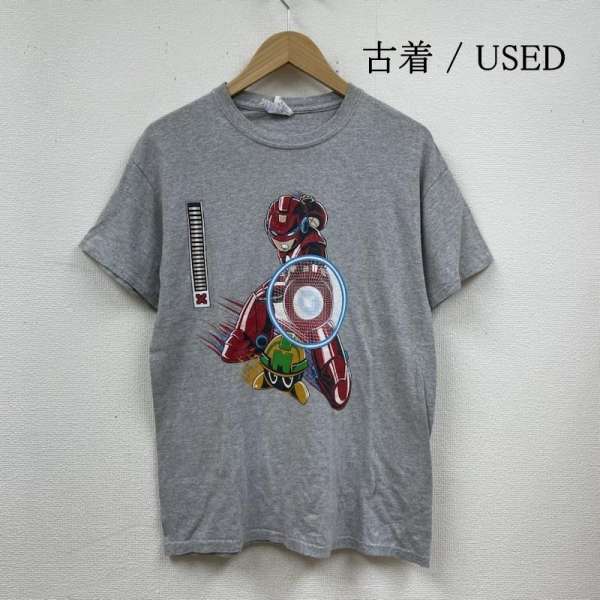 古着 初代ロックマン アイアンマン メットール ゲーム Tシャツ マッシュアップ 半袖 メンズ M ISItems【USED】【古着】【中古】50121255