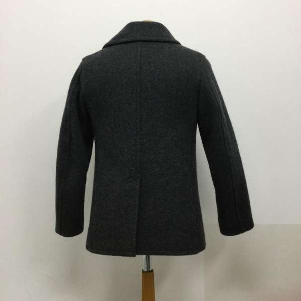 ユナイテッドカー ピーコート/36/ウール/GRY/無地/UC12900 UC12804 メンズ 36【USED】【古着】【中古】50123569
