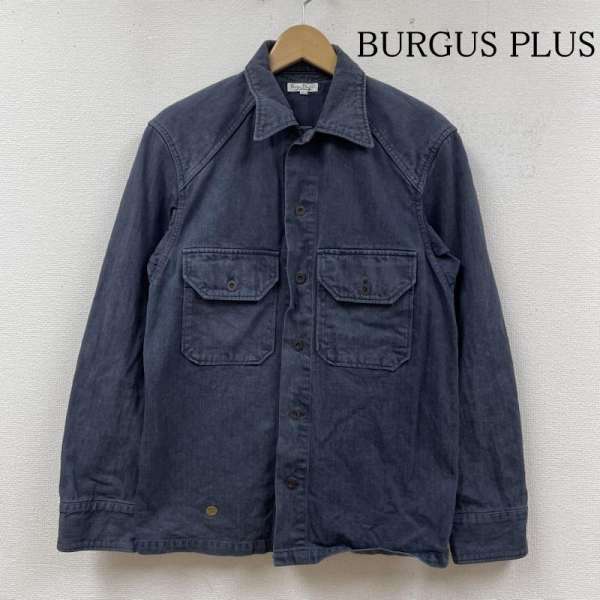 バーガスプラス HBT JACKET ミリタリー ジャケット ヘリンボーン 日本製 軍物 メンズ L ISItems【USED..