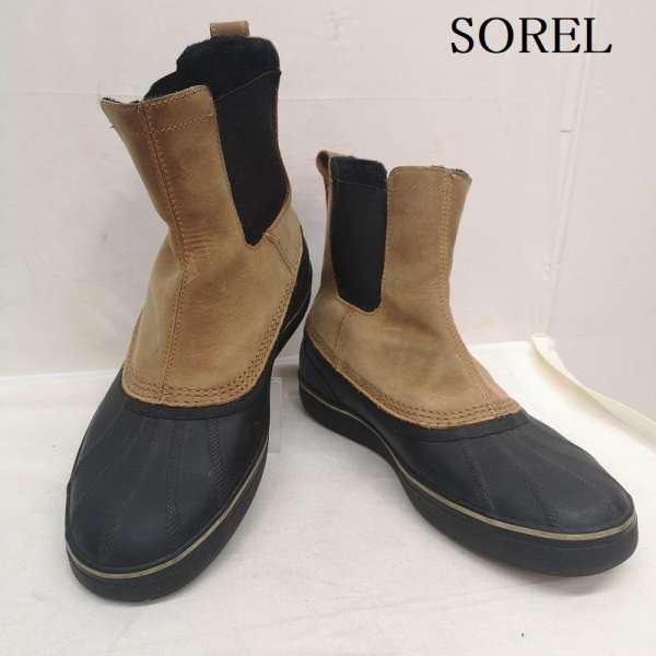 ソレル シャイアン メトロ チェルシー サイドゴア ブーツ NM3449 286 メンズ 27.5cm ISItems【USED】【..