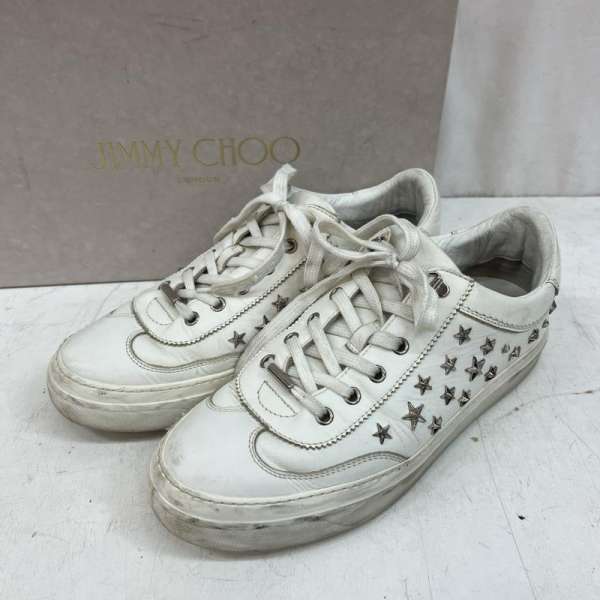 ジミーチュウJIMMY CHOO スタースタッズ スニーカー 37 中古・古着通販】JIMMY CHOO (ジミーチュウ) スタースタッズ