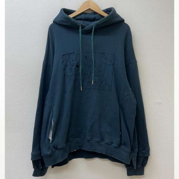 古着 Killremote オーバーサイズ フェイクレイヤードスリーブ プルオーバー フーディ スウェット メン..