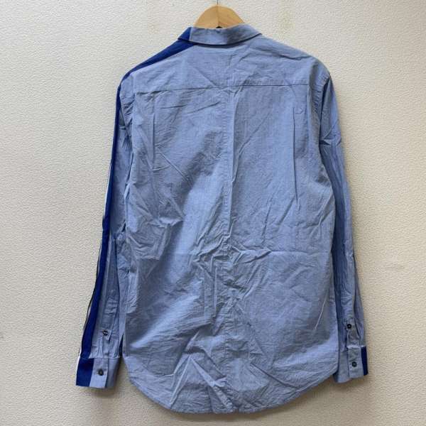 エムエスジーエム 2040ME20D B22 水色 ライトブルー コットン セットアップ 長袖シャツ ハーフ ショート パンツ メンズ - ISItems【USED】【古着】【中古】50128181