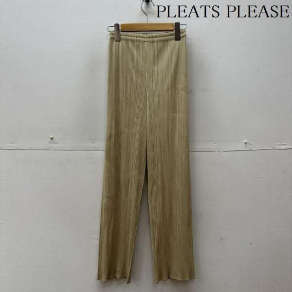 美品✨PLEATS PLEASE プリーツ　ベージュ　ワイドパンツ　ロング 楽天市場】プリーツプリーズ（カラーベージュ）（パンツ