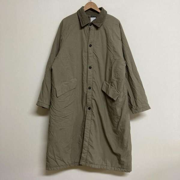 メゾンドソイル 40’S POPLIN REGULAR COLLAR COAT コットンポプリン コーデュロイカラー M-COTTON 13D ..