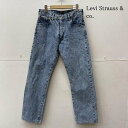 クラシカで買える「リーバイス 80s 502xx ケミカルウォッシュ ボタン裏 J22 赤耳 ストレート デニム パンツ 日本製 メンズ 31インチ【USED】【古着】【中古】50129160」の画像です。価格は8,800円になります。