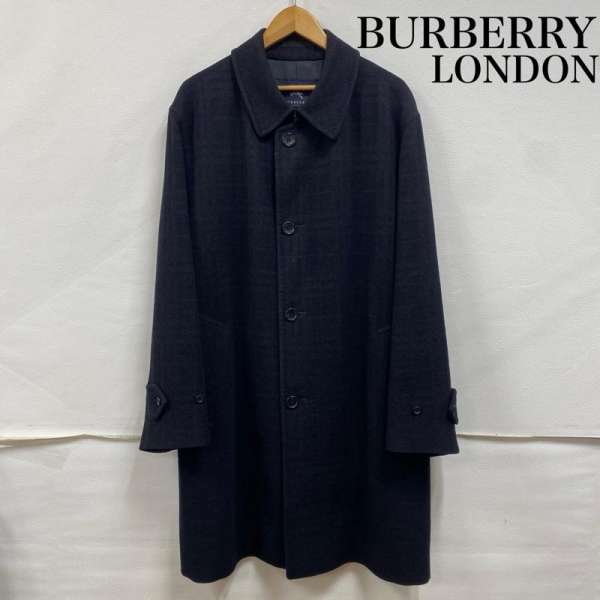 【極美品】バーバリーロンドン ウールコート アンゴラ混 黒 大きいサイズ 42 極美品】バーバリーロンドン ウールコート アンゴラ混 黒 大きい