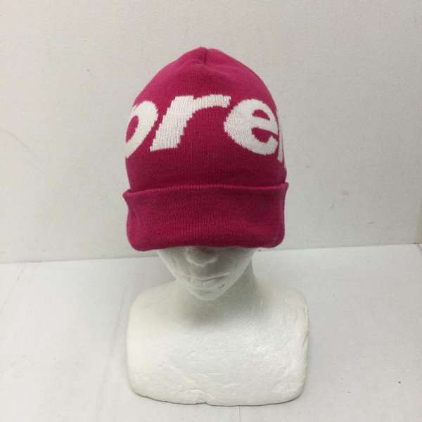 Supreme ニット帽 ピンク ワールドファマス Supreme ニット帽 ピンク ワールドファマス
