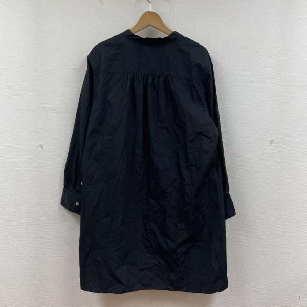 リミフゥ オーバーサイズ 長袖 シャツ ワンピース ミディ丈 無地 変形 ボタン タグ付き レディース - ISItems【USED】【古着】【中古】50130367