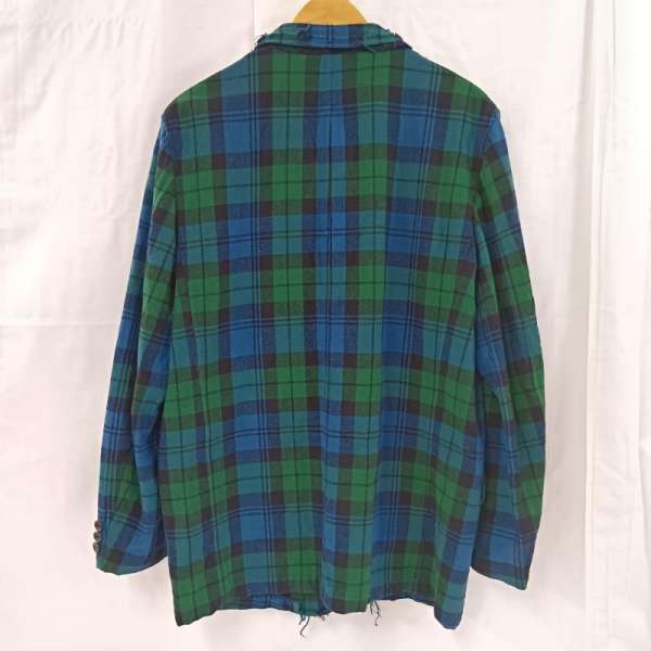 コムデギャルソンオム COMME des GARCONS HOMME コムデギャルソンオム チェック切替 ウールテーラード メンズ S ISItems【USED】【古着】【中古】50130406