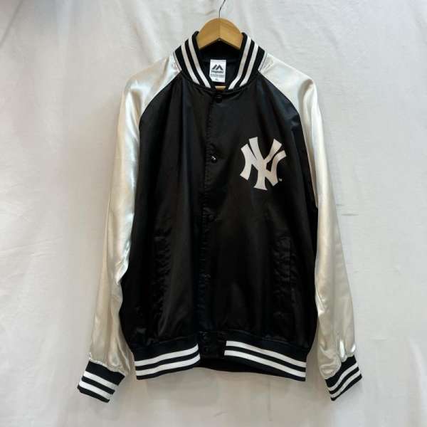 楽天市場】ヤンキース スタジャン（カラーブラック）（メンズ