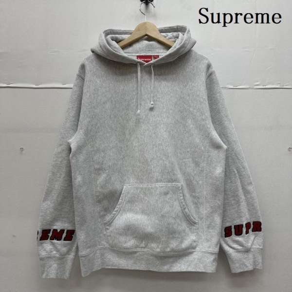 楽天市場】袖 ロゴ パーカー（ブランドシュプリーム）（メンズ