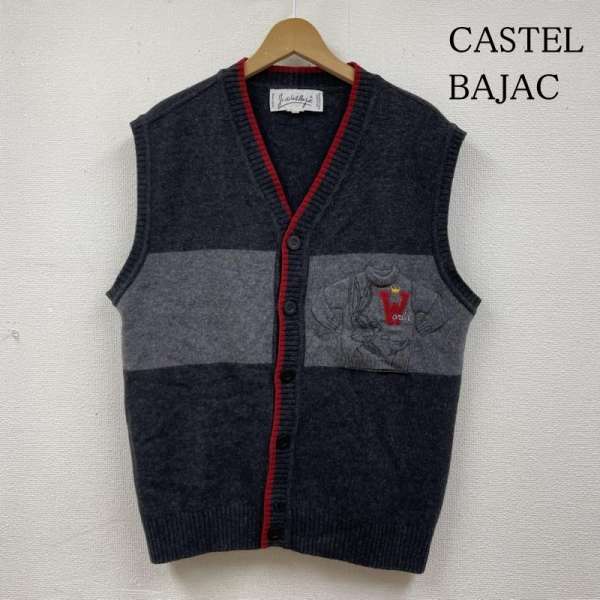 ☆美品☆ カステルバジャック メンズ　グレー ノースリーブベスト　サイズL 楽天市場】カステルバジャック（ベスト・ジレ｜トップス