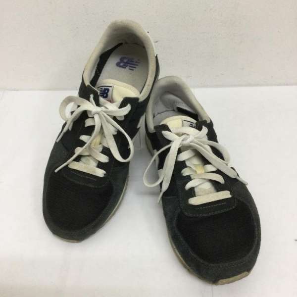 ニューバランス NEW BALANCE ローカットスニーカー 24.5cm ブラック U220BK ランニングシューズ 24.5cm【USED】【古着】【中古】50130849