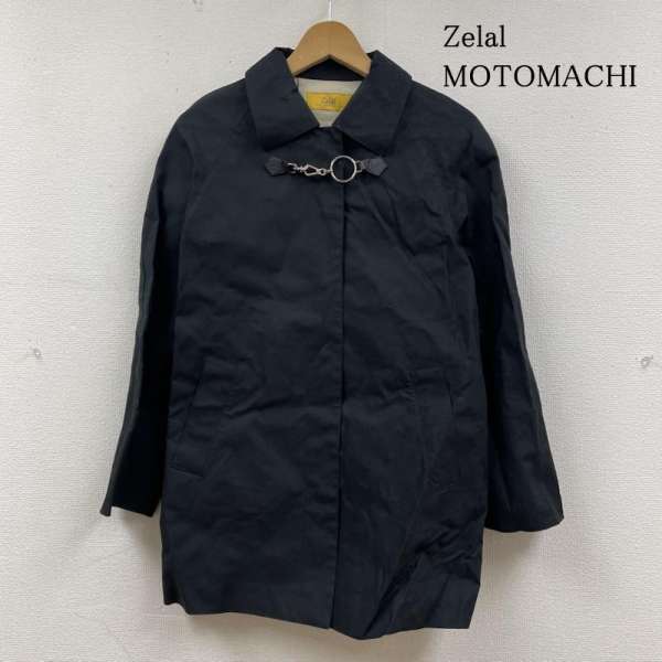 古着 Zelal MOTOMACHI ゼラールモトマチ 薄手 ジャケット ハーフコート スナップボタン サイズ9AR レディース 9号 ISItems【USED】【古着】【中古】50131300(4)