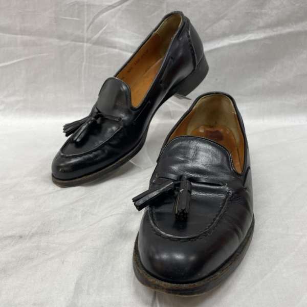 ポロバイラルフローレン 2812A 501 310 タッセル ローファー ブラック レザーソール 本革 レザー トラッドシューズ ドレス メンズ 24.5cm ISItems【USED】【古着】【中古】50131383