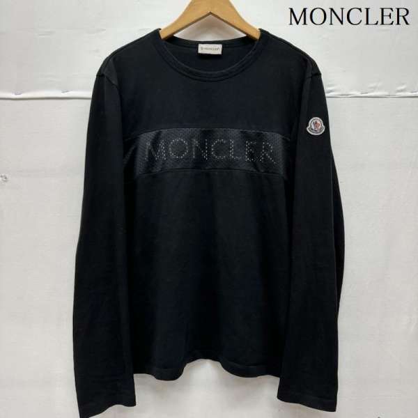 MONCLER ネイビー 長袖カットソー MONCLER モンクレール 長袖 Tシャツ カットソー ロンT