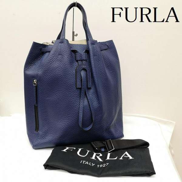 フルラ 2way レザー トートバッグ 巾着型 レディース - ISItems【USED】【古着】【中古】50133087