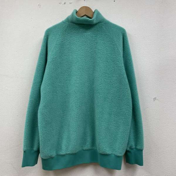ビームスプラス 24AW ミリタリー ハーフ ジップ フリース ミントグリーン スタンドカラー 38-13-0209-156 メンズ XL【USED】【古着】【中古】50133904