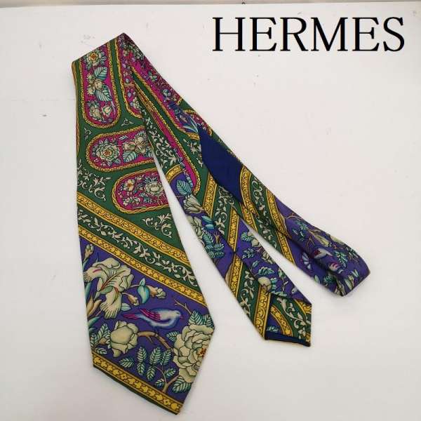 エルメスビンテージスカーフ HERMES エルメス スカーフ ヴィンテージ マルチカラー シルク 銃