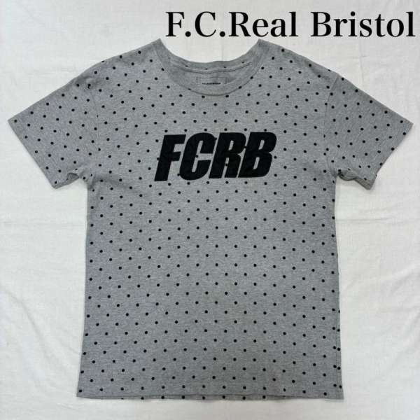 エフシーアールビー フロント ロゴ シニール ワッペン ドット クルーネック 半袖 Tシャツ FCRB-156026 メンズ S ISItems【USED】【古着】【中古】50135568