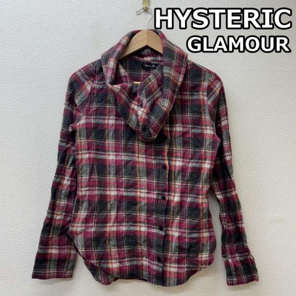ヒステリックグラマー★チェックシャツ★レディースFree★美品★ ヒステリックグラマー☆チェックシャツ☆レディースFree☆美品☆