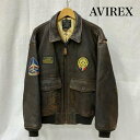 クラシカで買える「アヴィレックス G-1 フランス空軍 レザー フライトジャケット ボマー 90's メンズ S【USED】【古着】【中古】50136340」の画像です。価格は19,800円になります。