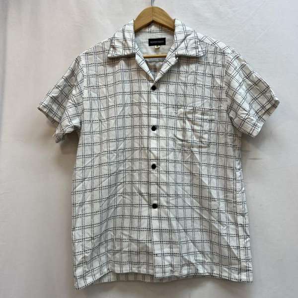 バンビーノ チェック オープンカラーシャツ 開襟 メンズ 2 ISItems【USED】【古着】【中古】50137576