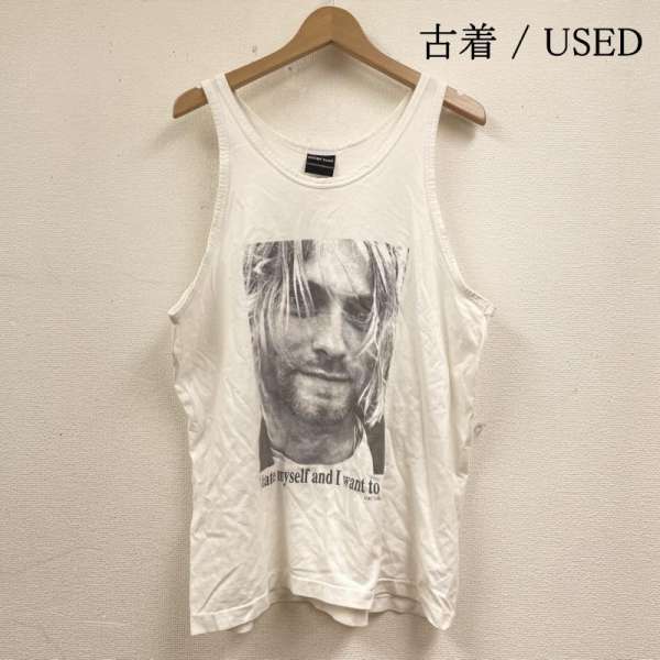 古着 Wall of fame 90s ヴィンテージ タンクトップ ノースリーブ Nirvana Kurt Cobain カートコバーン ..