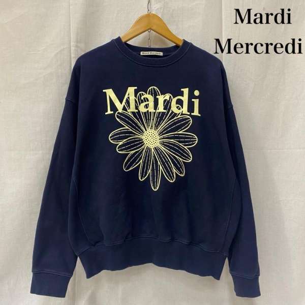 古着 Mardi Mercredi マルディメクルディ プルオーバー クルーネック スウェット シャツ トレーナー レディース one【USED】【古着】【中古】50137985