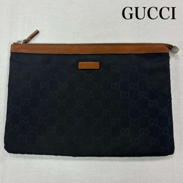 グッチ GG柄 ナイロン セカンド クラッチバッグ ポーチ 286209 メンズ - ISItems【USED】【古着】【中古】50138092