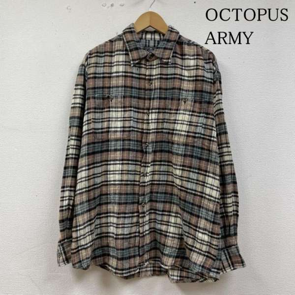 古着 90s OCTOPUS ARMY オクトパスアーミー WELTER ネルシャツ 長袖 チェック ワーク メンズ L ISItems..