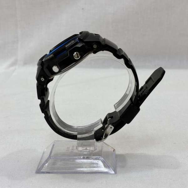 ジーショック AW-591 アナログ デジタル時計 アナデジ ブラック ブルー メンズ - ISItems【USED】【古着】【中古】50139009