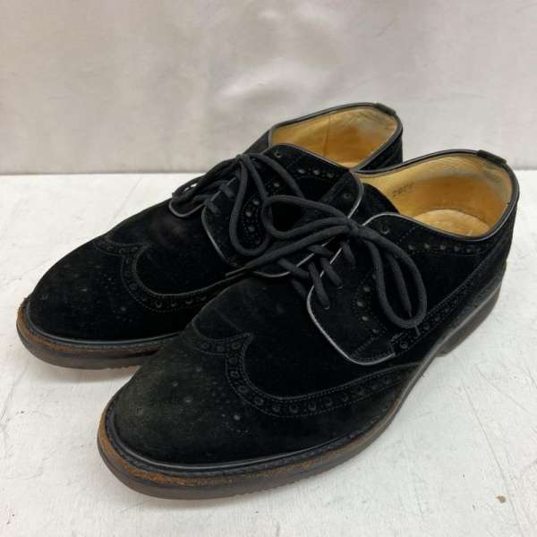 美品 スコッチグレイン スエード ビジネスシューズ 黒 外羽根 25.5㎝ 楽天市場】スエード スコッチグレイン（ビジネスシューズ