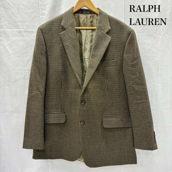 ローレンラルフローレン MILTONS 千鳥ウールジャケット テーラード メンズ 42【USED】【古着】【中古】50139951