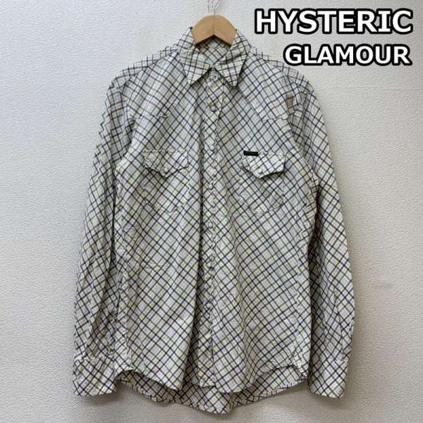 ヒステリックグラマー　長袖シャツ　ウエスタンシャツ　S LOW-FI刺繍 ウエスタンシャツ|HYSTERIC GLAMOUR MEN | HYSTERIC