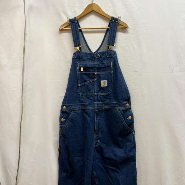 カーハート デニム ビブ オーバーオール 104672 メンズ 34【USED】【古着】【中古】50140251