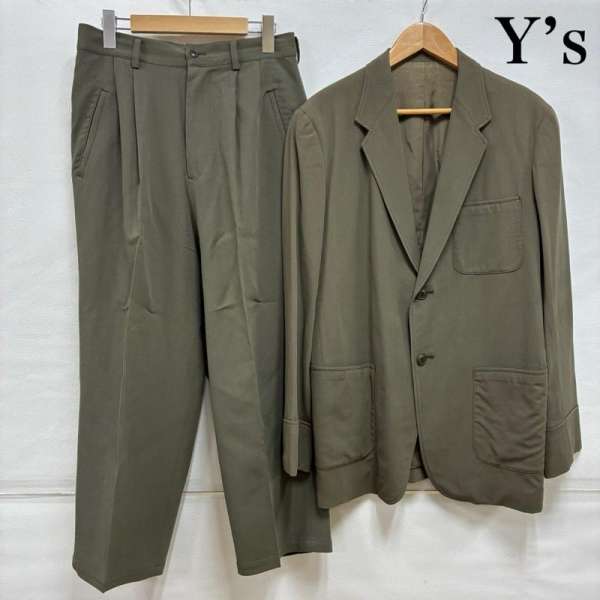 ワイズ 93AW 90's オールド 2B シングル テーラード ジャケット 2タック ワイド スラックス アーカイブ レディース - ISItems【USED】【古着】【中古】50140622