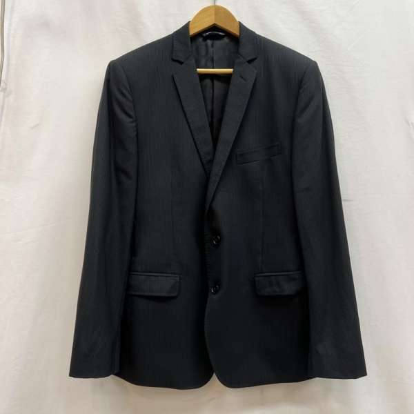ドルチェアンドガッバーナ 裏地DGロゴ MARTINI ストライプ テーラードジャケット スーツジャケット メンズ 50【USED】【古着】【中古】50140954