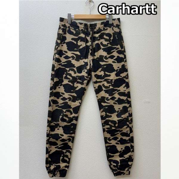 00s カーハート　カモ　パンツ　Carhartt Camo pant W34 80s USA製 carharttカーハート ダックハンターカモ ダック地