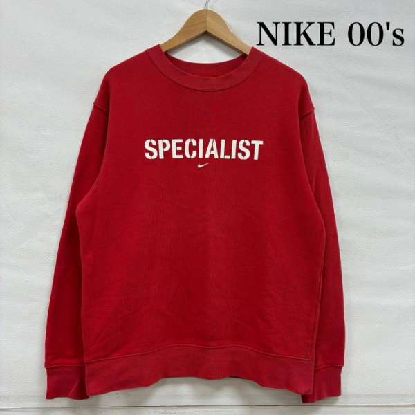 ナイキ 00's オールド SPECIALIST センタースウッシュ クルーネック プルオーバー スウェット トレーナー メンズ L ISItems【USED】【古着】【中古】50141186
