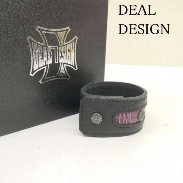 ディールデザイン レザー パイソン ブレスレット メンズ - ISItems【USED】【古着】【中古】50141270