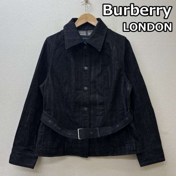 BURBERRY LONDON バーバリーロンドン デニムジャケット 大きめ 極美品 大きいサイズ BURBERRY タグ付き Gジャン デニム