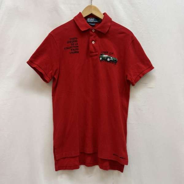 ポロラルフローレン L'art de l'automobile 刺繍 ポロシャツ メンズ S ISItems【USED】【古着】【中古..