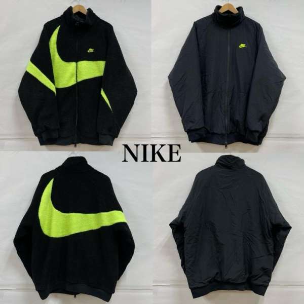 NIKE　ボアフリース リバーシブル ジャンパー　ダークパープル　3XL 中古・古着通販】NIKE (ナイキ) リバーシブルボアジャケット
